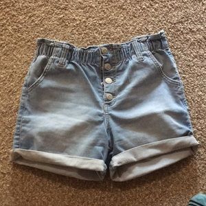 Girls jean shorts